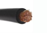 La soldadura de resistencia secundaria resistente del voltaje de la soldadura del brasion flexible negro del cable A lleva