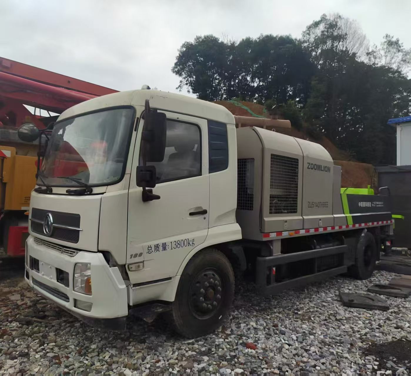Zoomlion Truck‑Mounted Concrete Line Pump (2020, Dongfeng Chassis, Euro‑5) (ZLJ5140THBEE)  – 100m³/h Output