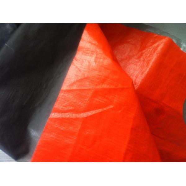 140gsm orange / gray pe tarpaulin / plastic waterproof tarpaulin sheet