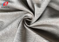 Tissu de tapisserie d'ameublement de velours de sofa de Velboa de burn-out pour Textiel à la maison, poids 190GSM