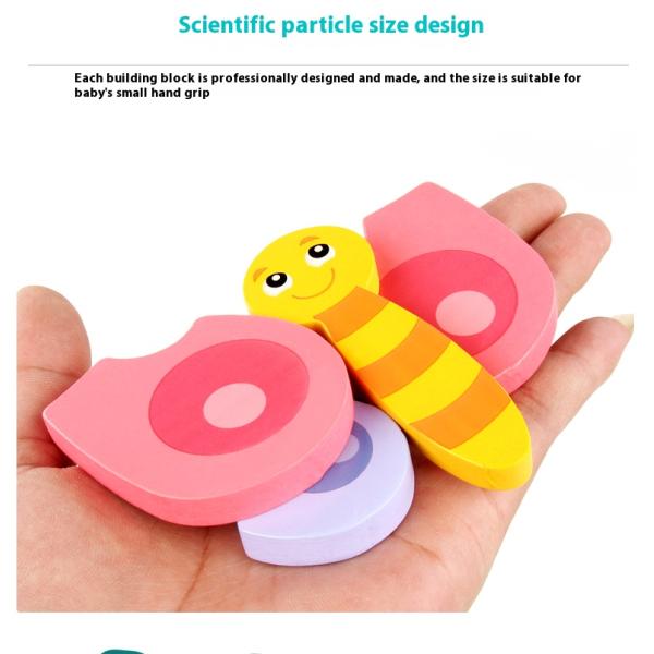 New Custom Kids Wooden 3d Puzzle Jigsaw Toys,Children Cartoon Animal Vehicle Toddler Wooden Puzzles