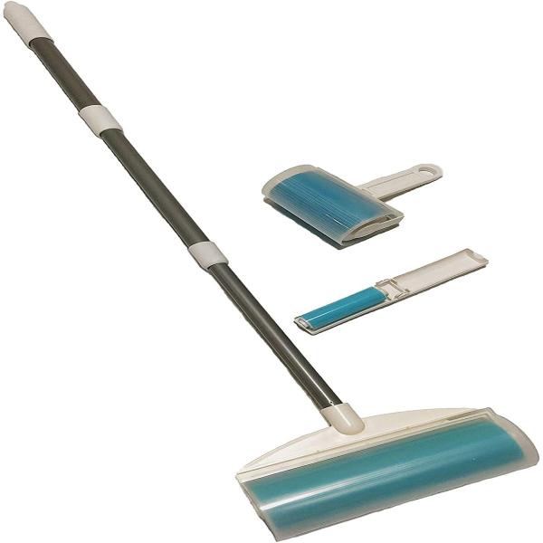 Plastic Adjustable Long Handle Lint Clothes Hair Remover Roller for Cat Dog Clothes