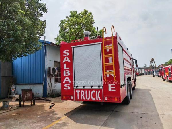 HOWO Rescue Foam Water Tank Tanker Firefighting Engine Fighting Vehicle Engine Fire Truck