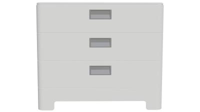 Energy Storage with Stackable Lithium Battery 550*400*475mm Dimension LiFePO4 Chemistry and RS485 Communication