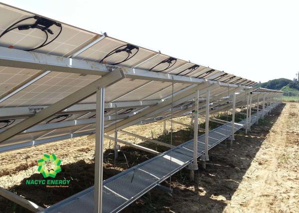 Labor Save Solar Ground Mounting Rack Metis PAS III For Solar Power Farm