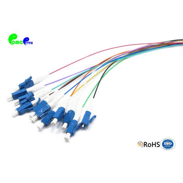 MPO Trunk Cable Fanout 0.9mm 12F MPO Male - LC UPC 9 / 125μm With 12 Colors OS2