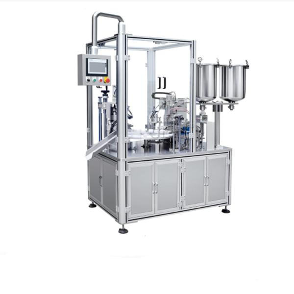 PLC Control Semi Auto Rotary Type mascara lipgloss filling machine