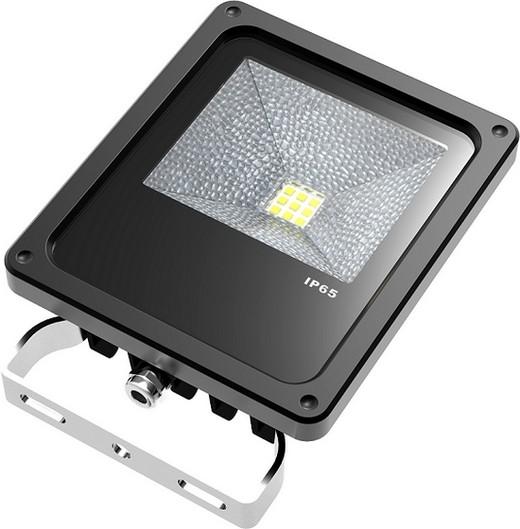 10W 2700K - 6500K AC 110V, 120V, 220V IP65 Led Flood Lighting Fixtures With Cooling Fin