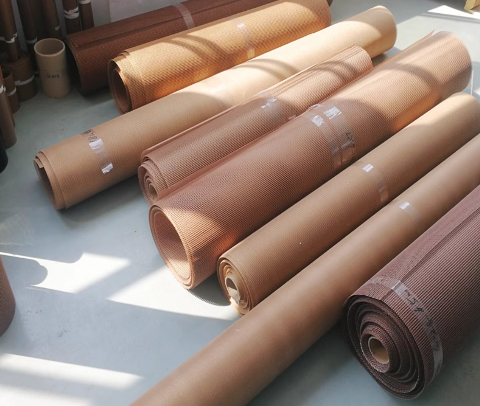 PTFE Mesh Belt with Temperature Resistance -60 to +320°C, Excellent Chemical Resistance, and High Tensile Strength