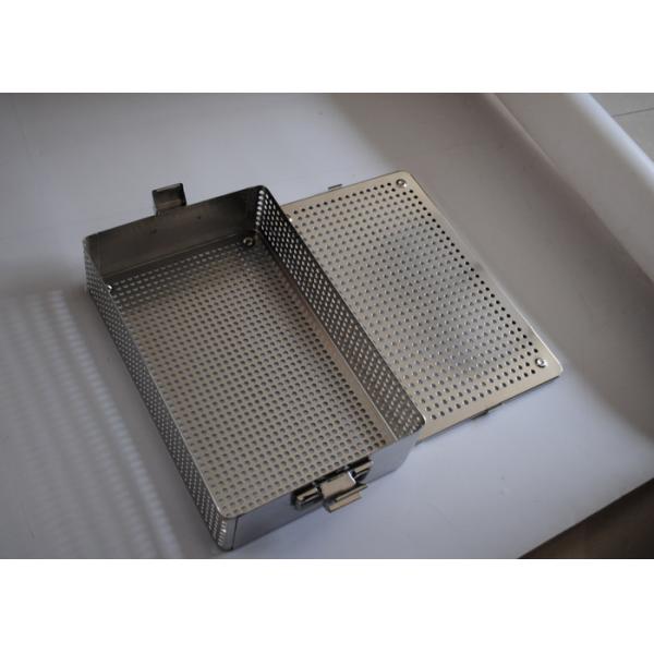 34x25x6cm Perforated Metal Wire Basket Surgical Instrument Storage