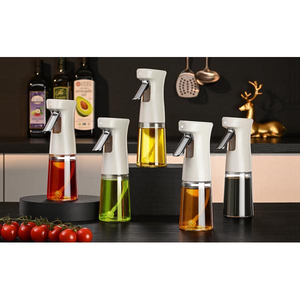 Wholesale 240ml Glass Oil Sprayer for Cooking Kitchen Gadgets Salad Food Maker Tools for Air Fryer