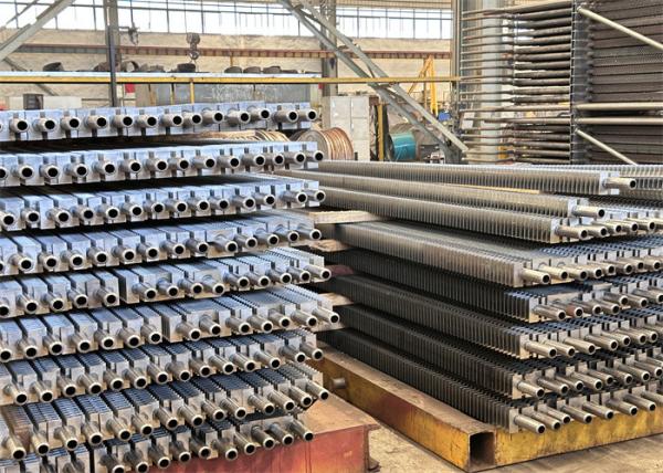 Material de montagem de tubos de água de parede de caldeira pintada nua para unidade de trocador de calor economizador