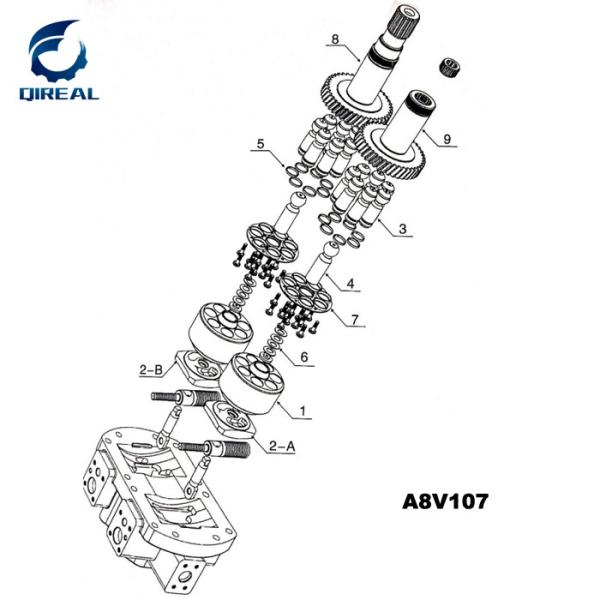 Top Quality Psvd2-21e Hydraulic Piston Pump Spares Parts