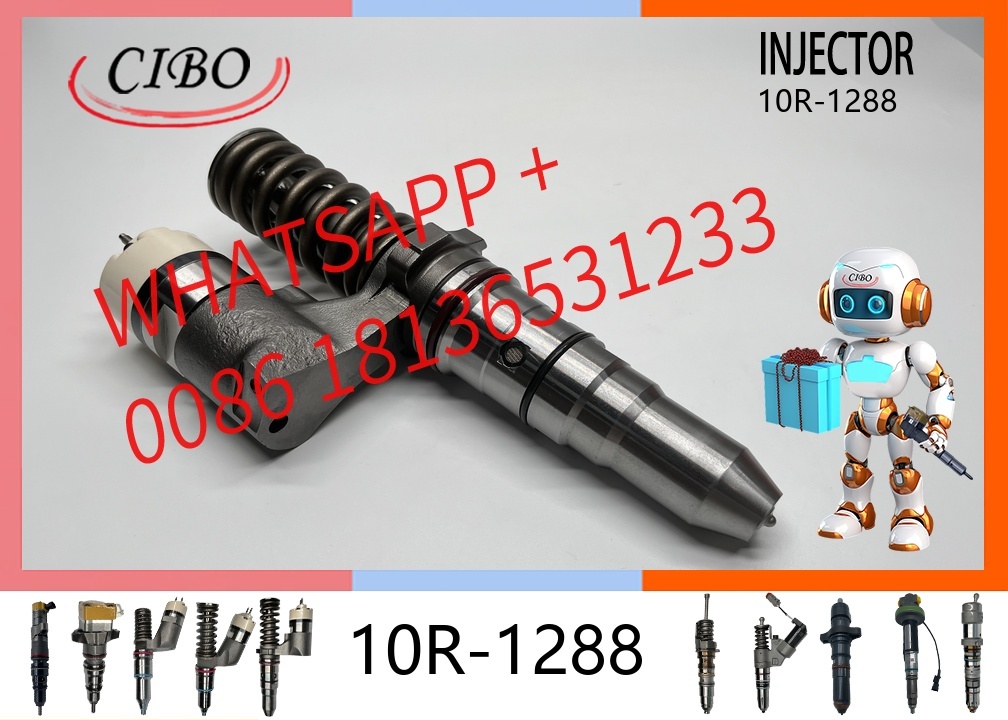 original 10R-1288 Diesel Fuel Injector for  3508 3512 3516 3508C 3512C 3516C Engine Replacement for OEM 392-0206 20R-1270 250-1306 Injector Assembly original new injector