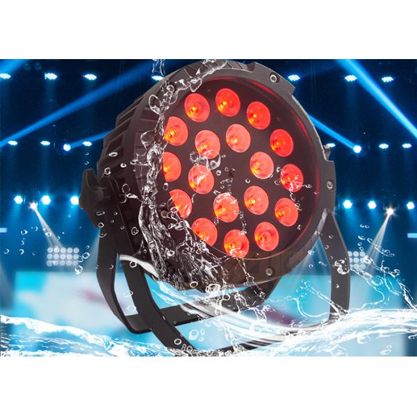 18PCS Waterproof Flat LED Par Can Lights For Disco Party KTV