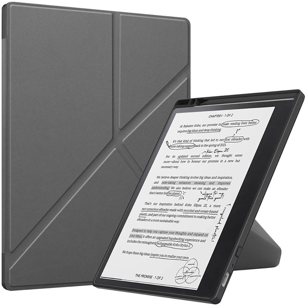 Laudtec Built-in 2-Way Stand SleepCover Case for BW eReader Smart Wake/Sleep Cover Flip Case for Kobo Elipsa 2e