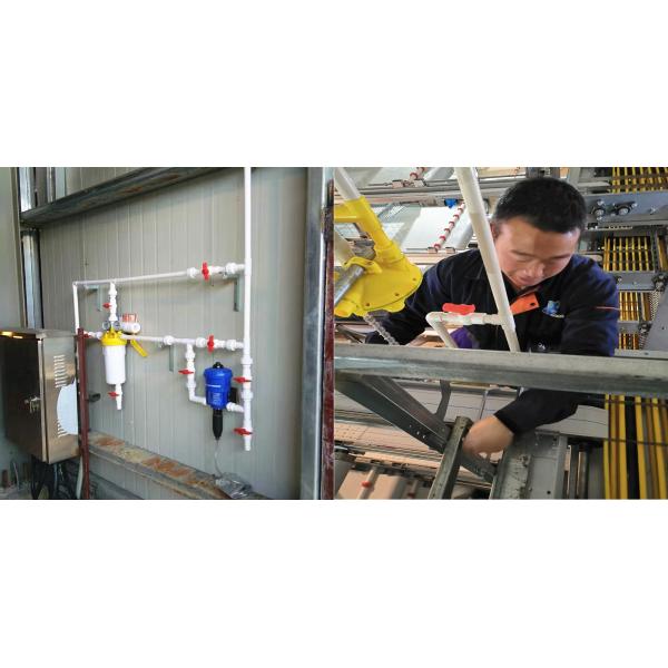 Диаметр системы 25mm птицы цыпленка фидеров Q235 PVC выпивая