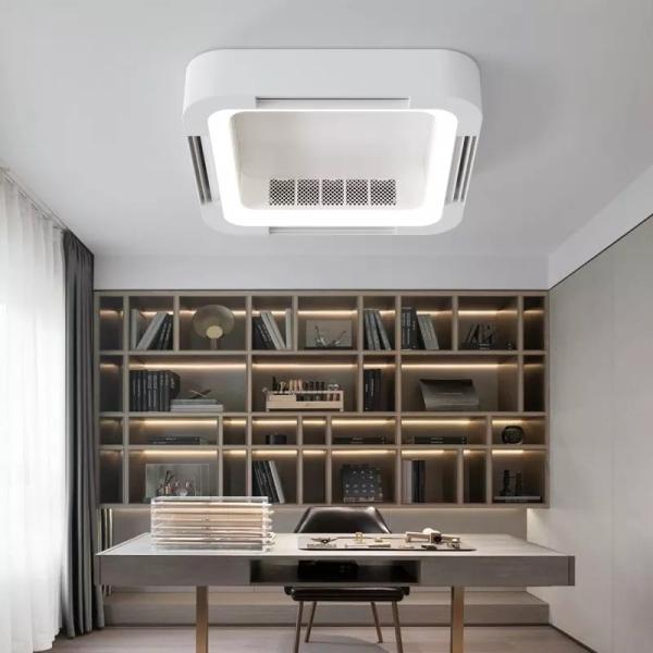 Custom BLDC Ceiling Fan Remote Control Modern Bladeless Ceiling Fan With Light
