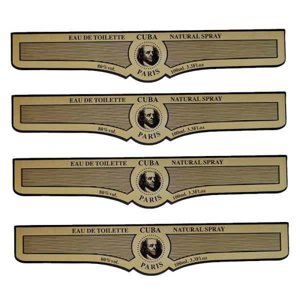 Waterproof Self Adhesive Sticker Cosmetic Logo Printing Perfume Bottle Label