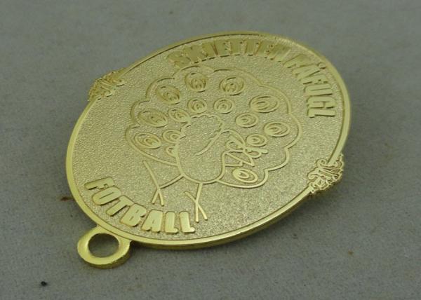 Football Die Cast Medals Honor Custom Sports Medals With Erosion