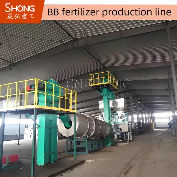 Customized Volatge BB Fertilizer Production Line 15-22kw High Precision