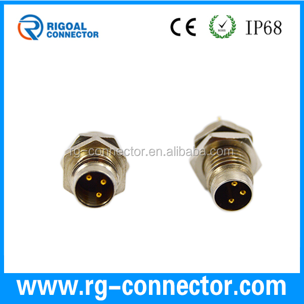 M8 Waterproof Connector China Factory Customized M8 a Code Assembly Waterproof Plastic Cable Connector
