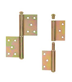 Thickness 1.5mm 80×45mm Double Leaf Iron Door Hinges