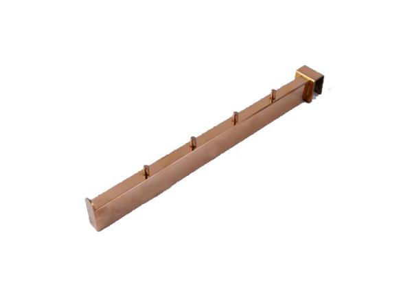 304# Steel Plating Golden Color Hooks For Garment Store Display Stand