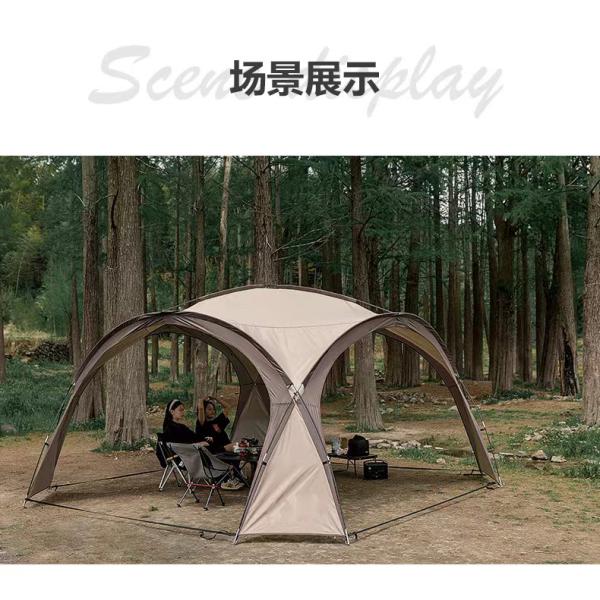 Extra Large Outdoor Camping Tent for 4-8 Persons Durable and Waterproof Oxford Fabric