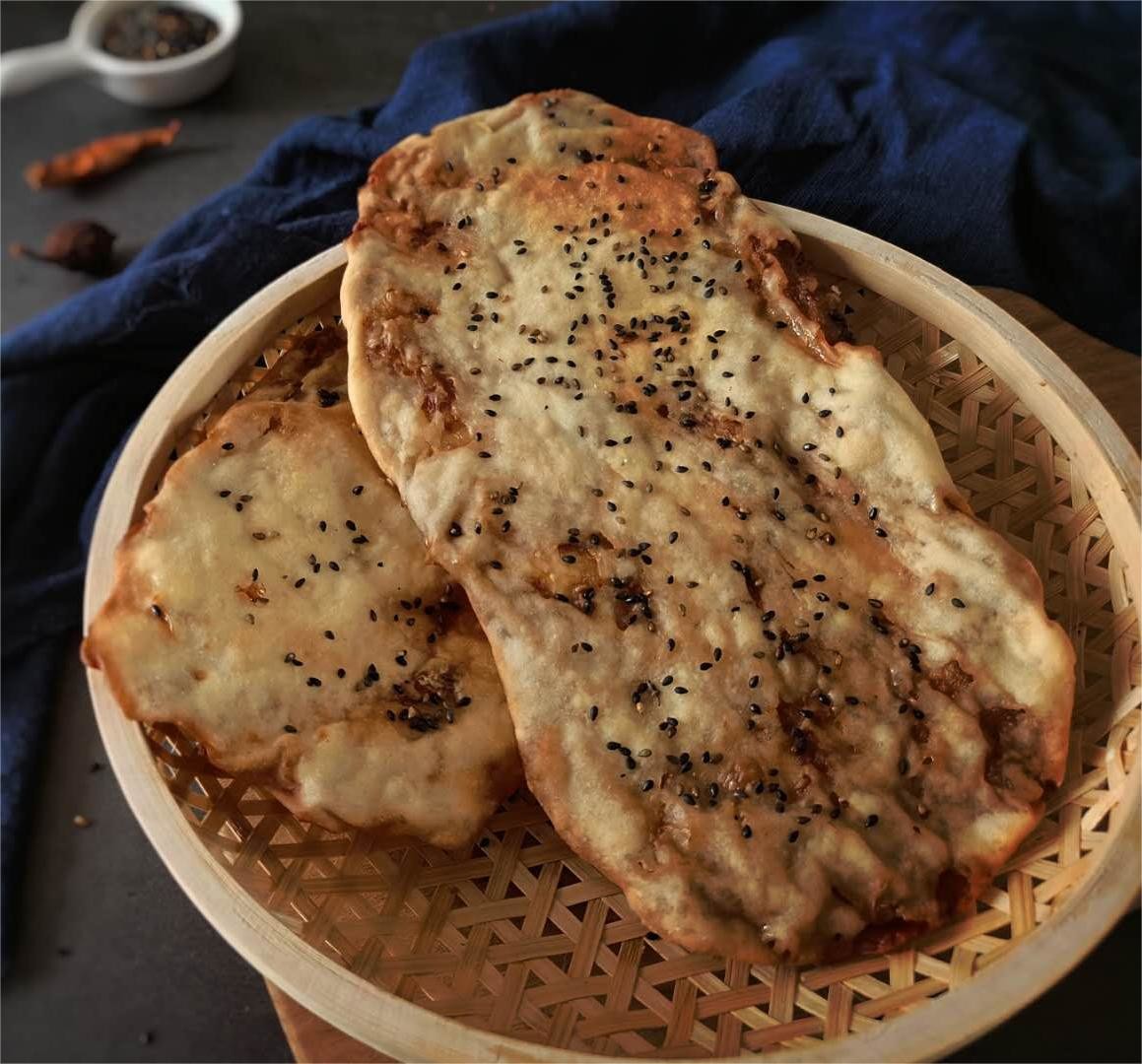 Немедленная еда Semi закончила наслоенное Lachha Paratha делая машину