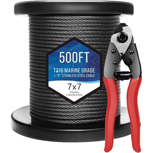 ISO9001/ISO14001 Approuvé T316 En acier inoxydable bobine de câble d'avion pour câbles de câbles de câbles de câbles