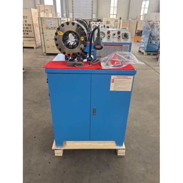 2 Inch 600T Rubber Hose Crimping Machine Higher Model Green Color 220v/240v/380v/415v Voltage With 6-51mm Crimping Range And 10 Interchangeable Dies
