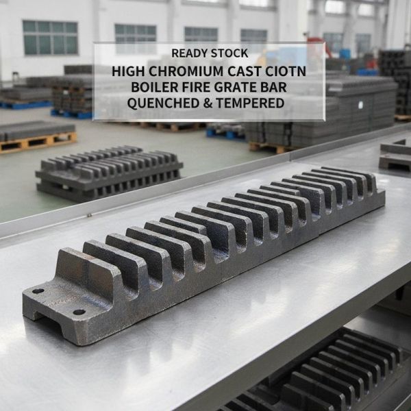 Ready Stock High Chromium Cast Iron Boiler Fire Grate Bar Quenched and Tempered for Coal Fired Steam Boiler