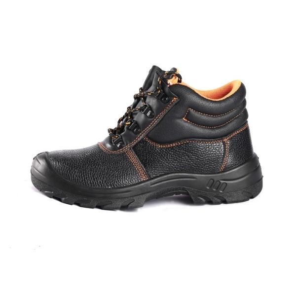 Unisex Genuine Leather Breathable Footwear With Heat Resistant/Oil Resistant PU/PU Outsole Safety Shoes