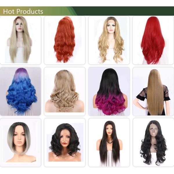 Natural Looking Short Synthetic Wigs , 14 Inches Brown Wavy Side Part Heat Resistant Fiber Wig