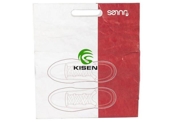 Durable Dupont Tyvek Grocery Bags , Custom Logo Water Resistant Paper Bags