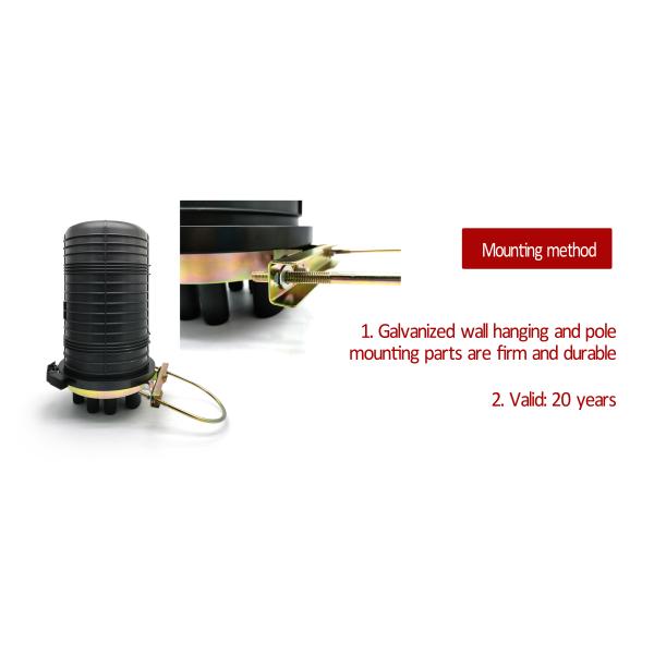 288 ядров придают куполообразную форму: круг коробки 1Oval 6 закрытия соединения сплавливания оптического волокна переносят воздушный трубопровод люка -лаза