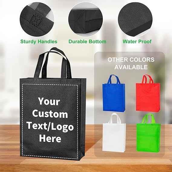 Custom Printing Non Woven Shopping Bag Hot Sale Eco Friendly Reusable Non Woven Tote Bag Wholesale Non-Woven Grocery Carry Bag
