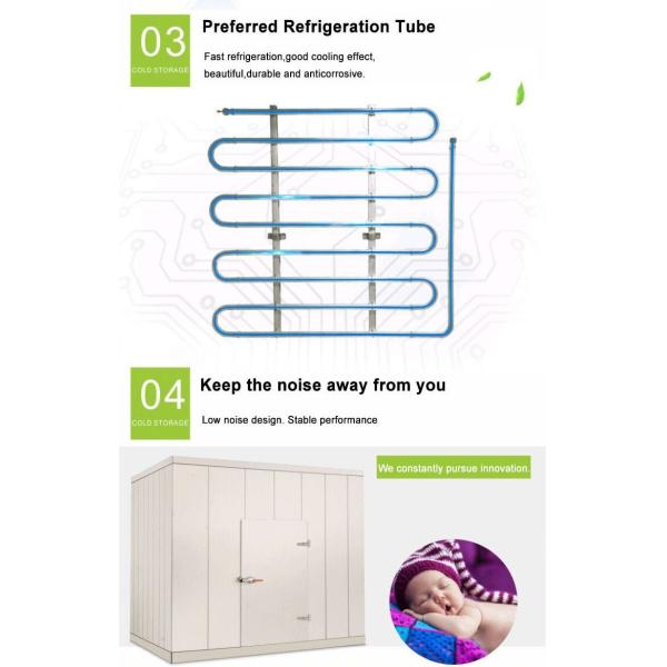 Warehouse Supermarket Fish Storage Cold Room Freezer Chiller Fan Cooling