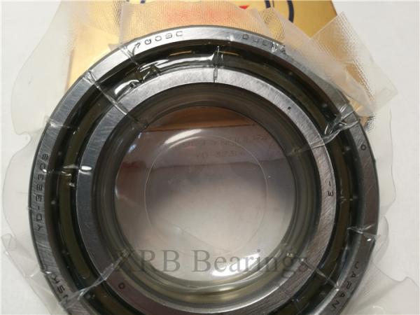 Sealed Angular Contact Bearings , Deep Groove Ball Bearing For Food Machinery