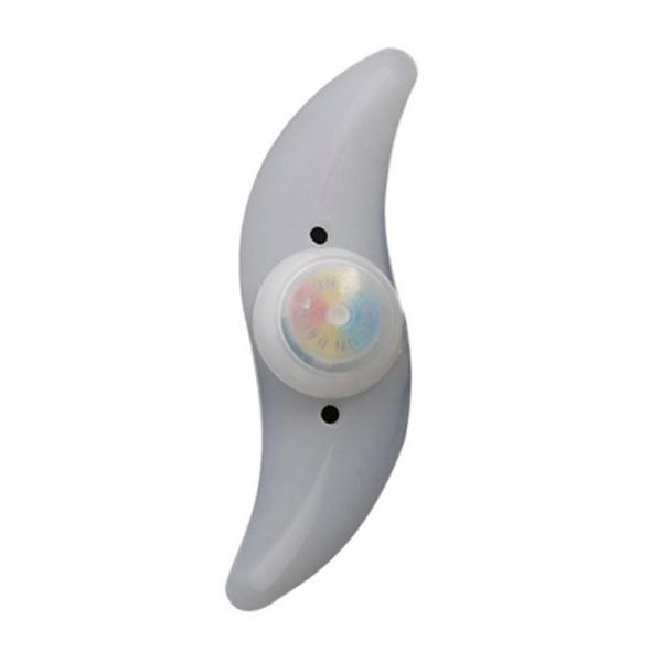 1 x Button Battery Powered JWA Silicone Bike Light Frame for Colorful and Fun Cycling