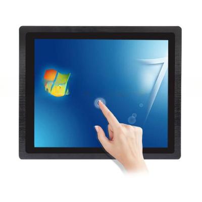 19 polegadas à prova de poeira integrado Resistivo touch screen Industrial LCD Monitor com caixa de metal para ATM quiosque