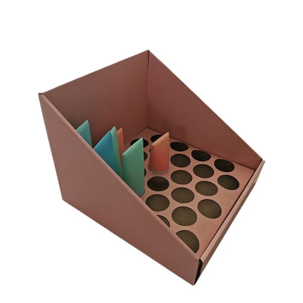 Glossy Lamination Corrugated PDQ Displays Full Color Printing Customized