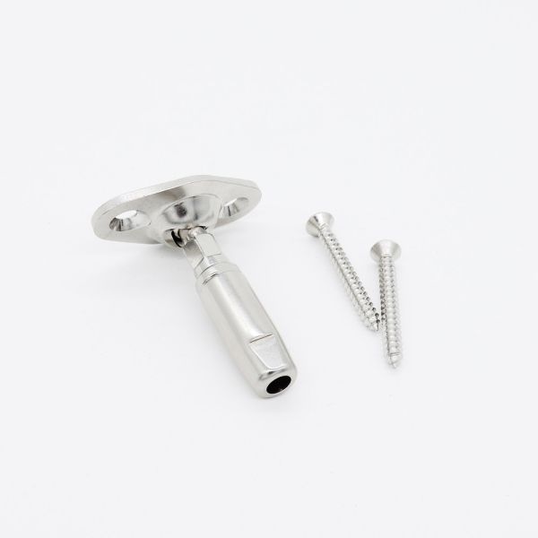 cable railing hardware Swageless wire rope Fittings 316 Stainless Steel flat base Cable Railing tensioner 1/8,5/32