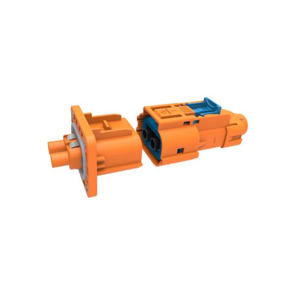 Insulation Resistant EV Battery Connector , AC3000V 2 Pin Male Female Plug