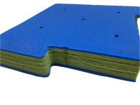 Acessórios de espuma de entrelaçamento durável 30 mm 40 mm 50 mm espessura de grama artificial