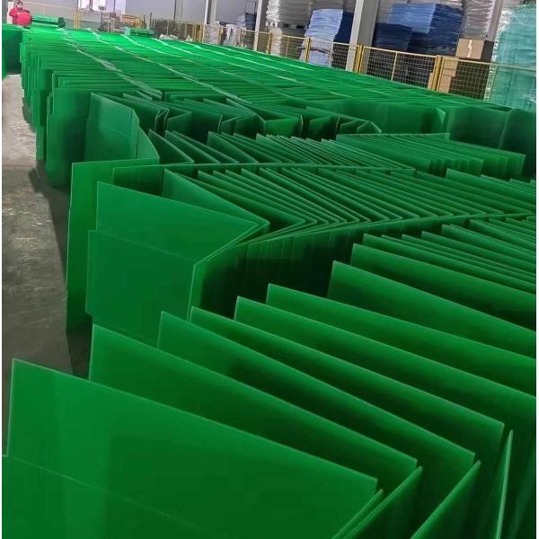 Противодавляющая антикоррозионная пластиковая волнистая коробка зеленый PP полый лист