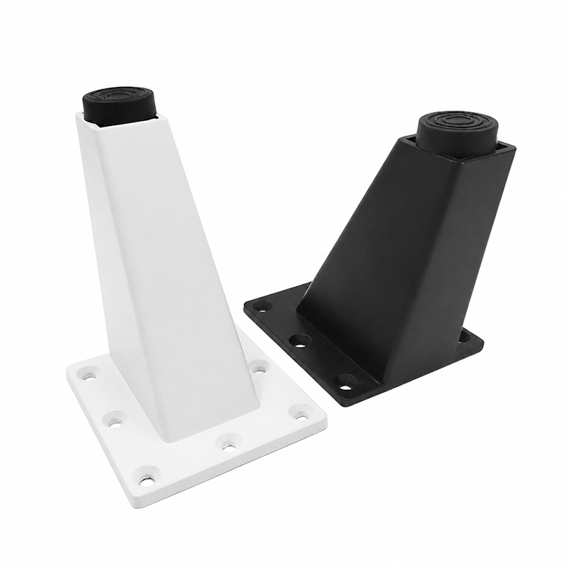 Adjustable Square Aluminum Alloy Cabinet Support Leg Durable Metal Furniture Bracket for Sofa Bed & Coffee Table