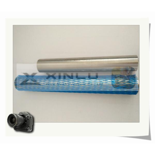 Precision V Wire Screen Pipe 25 - 300mm Non magnetic Stainless Steel Welded Tube