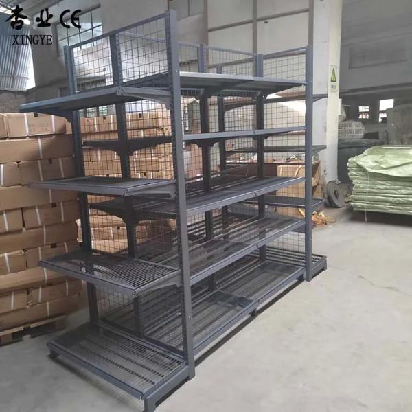 Steel Grid Display Racks Net Mesh Shelf For Supermarket Shop Exhibit
